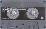 Compact Cassette Sony HF-S 46 Type I Normal 1990 Europe