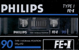 Compact Cassette Philips FE-I 90 Type I Normal 1986 Europe