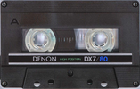 Compact Cassette Denon DX7 80 "DX7/80N" Type II Chrome 1982 Japan