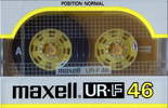 Compact Cassette Maxell UR-F 46 Type I Normal 1985 Japan