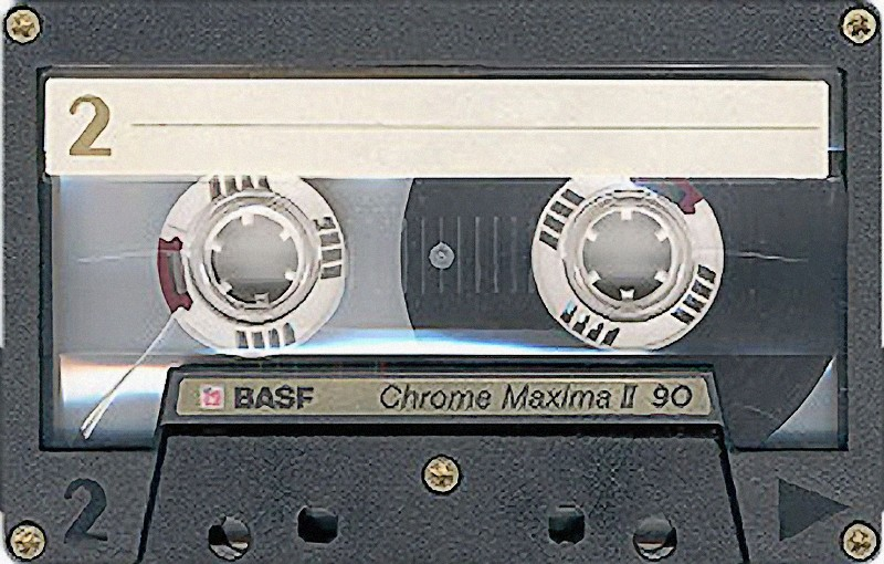 Compact Cassette BASF Chrome Maxima II 90 Type II Chrome 1989 Europe