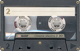 Compact Cassette BASF Chrome Maxima II 90 Type II Chrome 1989 Europe