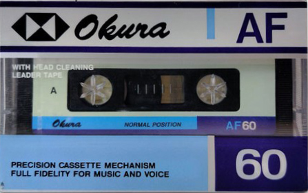 Compact Cassette Okura 60 "AF" Type I Normal 1986 North Korea