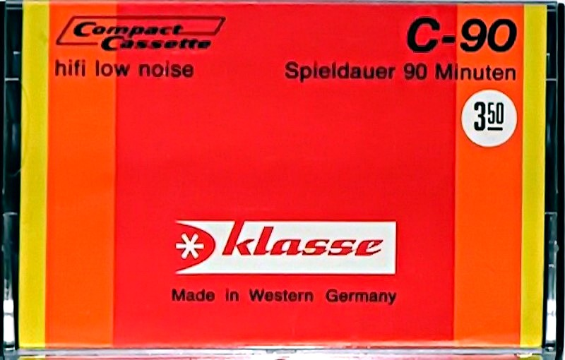 Compact Cassette Klasse 90 Type I Normal 1980 Germany