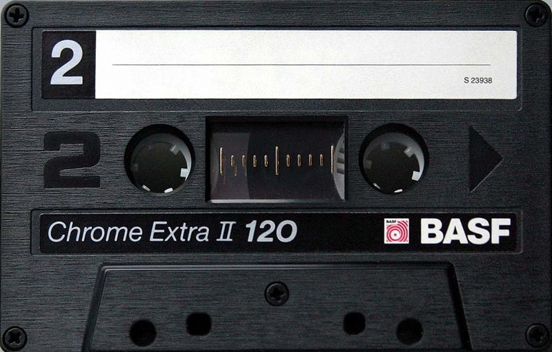 Compact Cassette BASF Chrome Extra II 120 "22681/H3" Type II Chrome 1988 Europe