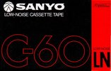 Compact Cassette Sanyo 60 Type I Normal 1978 Japan