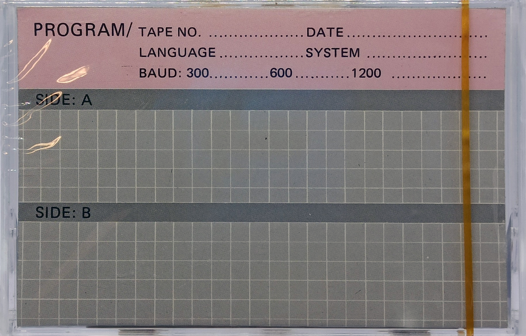 Compact Cassette CVS micro computer R 8 Computer Cassette 1984 Japan