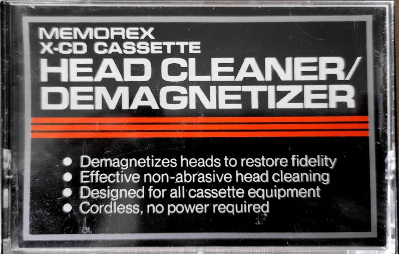 Compact Cassette Memorex "X-CD" Head Demagnetiser USA