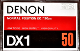 Compact Cassette Denon DX1 50 Type I Normal 1978 Japan