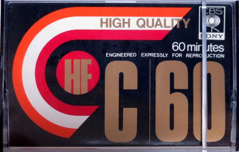 Compact Cassette CBS / Sony HF 60 Type I Normal 1973 Japan