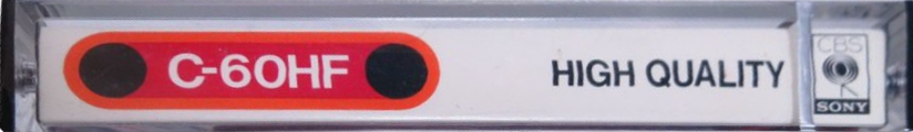 Compact Cassette CBS / Sony HF 60 Type I Normal 1973 Japan