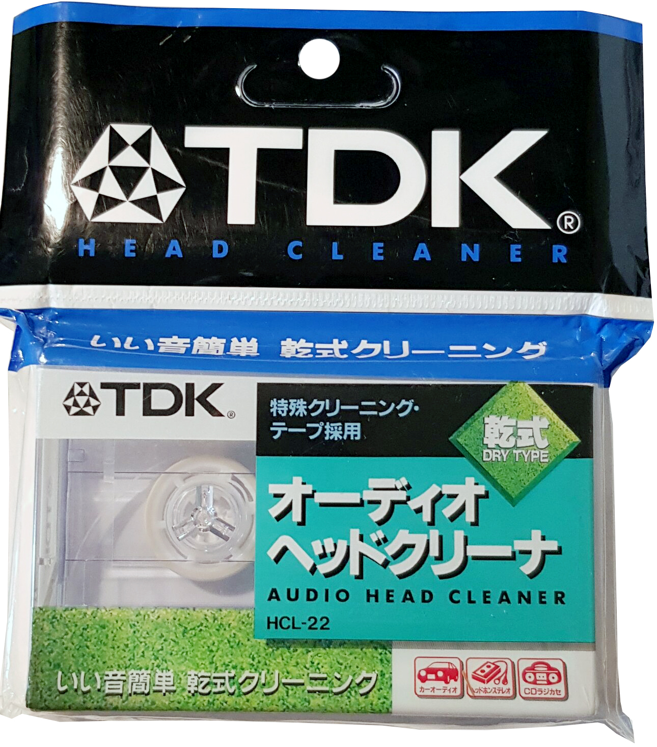 Blister TDK "HCL-22" Cleaning Cassette Japan