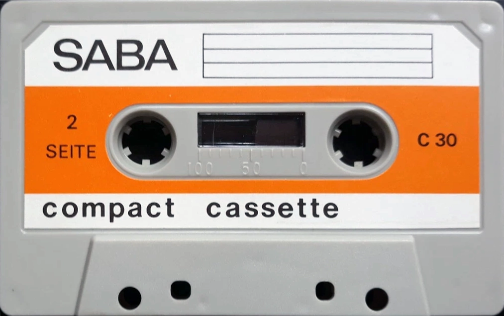 Compact Cassette Saba 30 Type I Normal 1970 Germany