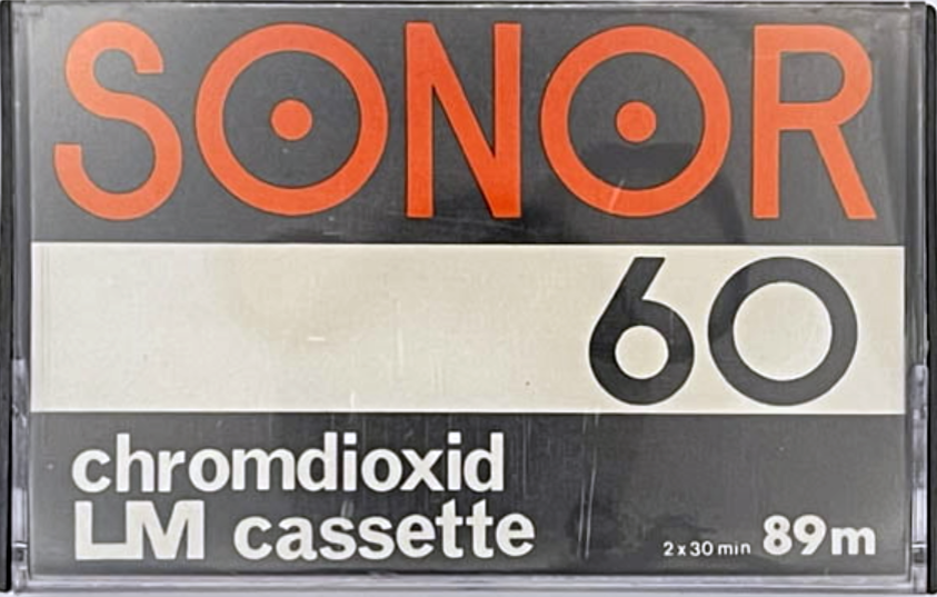 Compact Cassette Sonor 60 Type II Chrome Europe