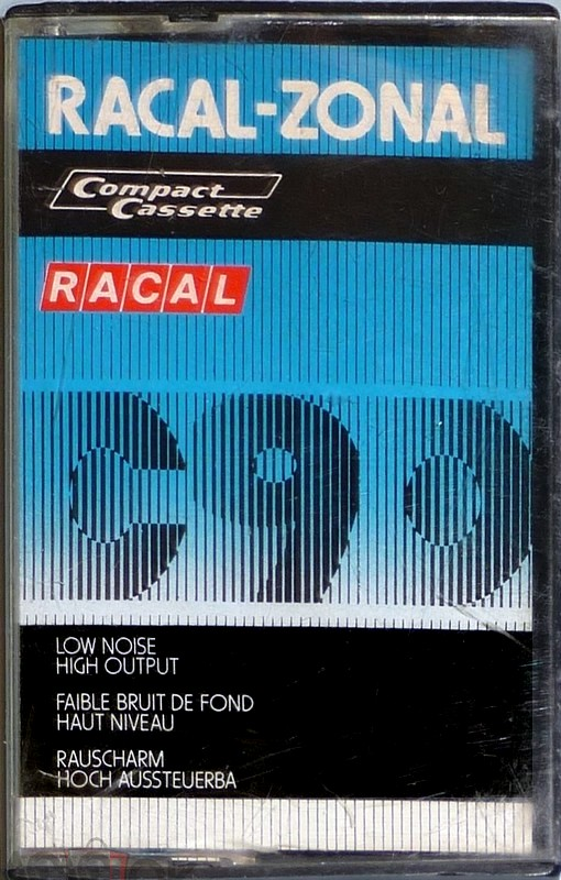 Compact Cassette Racal Racal-Zonal 90 Type I Normal Europe