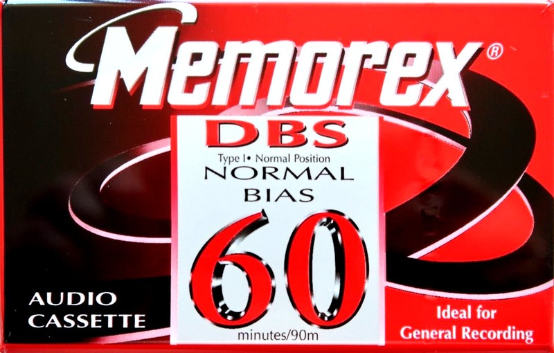 Compact Cassette Memorex dBS 60 Type I Normal 1997 North America