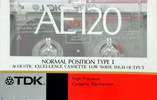 Compact Cassette TDK AE 120 "AE-120K" Type I Normal 1989 Japan