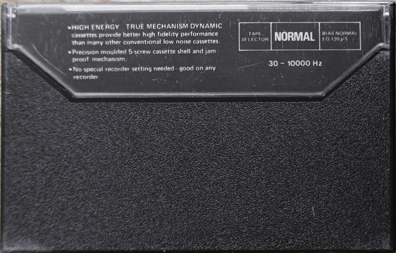 Compact Cassette Mark II High Energy 60 Type I Normal 1982 Europe