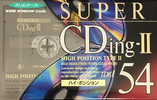 Compact Cassette TDK Super CDing 2 54 "SCD2-54" Type II Chrome 1992 Japan