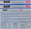 Compact Cassette BASF Chrome Extra II 100 "F 30169" Type II Chrome 1988 Europe