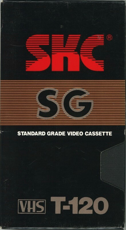 VHS, Video Home System SKC SG 120 Type I Normal USA