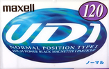 Compact Cassette Maxell UDI / UD1 120 "UD1-120L" Type I Normal 1997 Japan