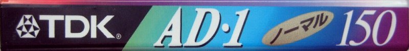 Compact Cassette TDK AD1 150 "AD1-150" Type I Normal 1995 Japan