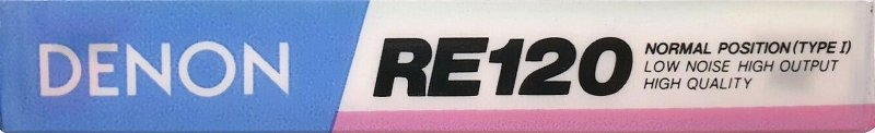 Compact Cassette Denon RE 120 Type I Normal 1987 Japan