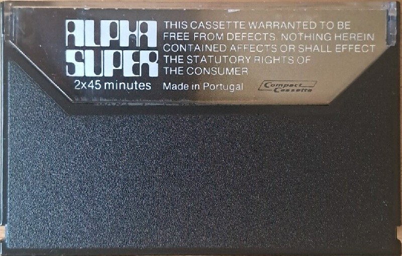 Compact Cassette Alpha Super 90 "New" Type I Normal 1983 UK