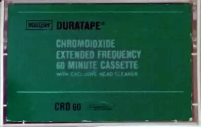 Compact Cassette Mallory CRD 60 Type II Chrome 1970 USA