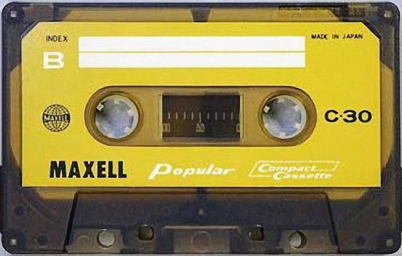 Compact Cassette Maxell Popular 30 Type I Normal 1969 Worldwide