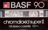 Compact Cassette BASF Chromdioxid Super II 90 Type II Chrome 1982 Europe