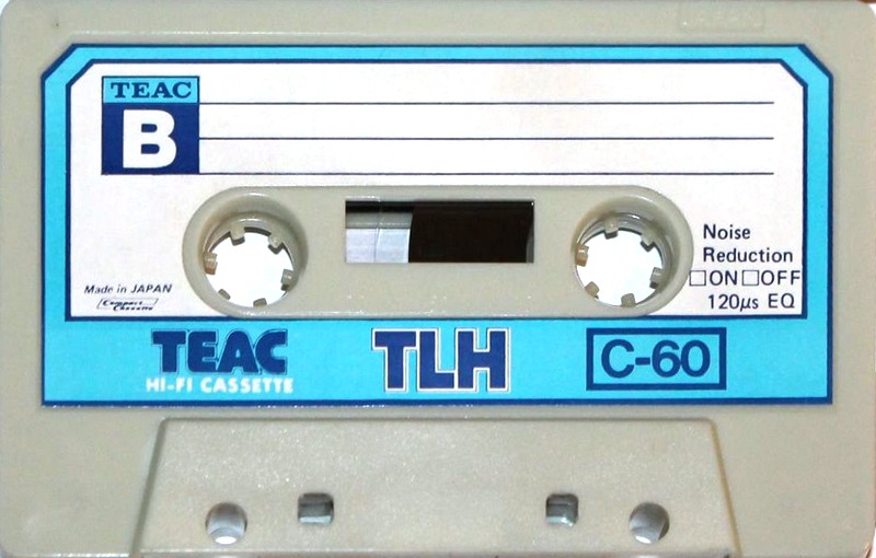 Compact Cassette Teac TLH 60 Type I Normal 1975 Japan