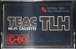 Compact Cassette Teac TLH 60 Type I Normal 1975 Japan
