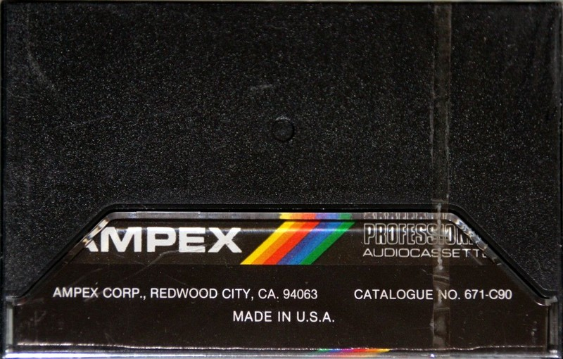 Compact Cassette Ampex Professional 90 "671-C90" Type I Normal 1980 USA