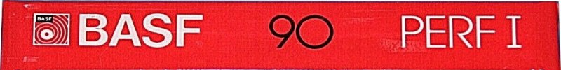Compact Cassette BASF Performance I 90 "PERF I" Type I Normal 1982 USA