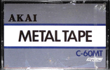 Compact Cassette Akai Metal 60 "MT" Type IV Metal 1979 Europe