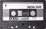 Compact Cassette Akai Metal 60 "MT" Type IV Metal 1979 Europe