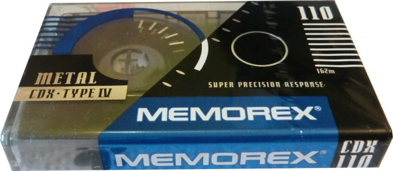Compact Cassette Memorex CDX IV 110 Type IV Metal 1993 Canada, USA