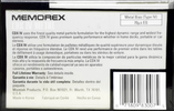 Compact Cassette Memorex CDX IV 110 Type IV Metal 1993 Canada, USA