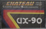 Compact Cassette Chateau 90 "CIX" Type I Normal France