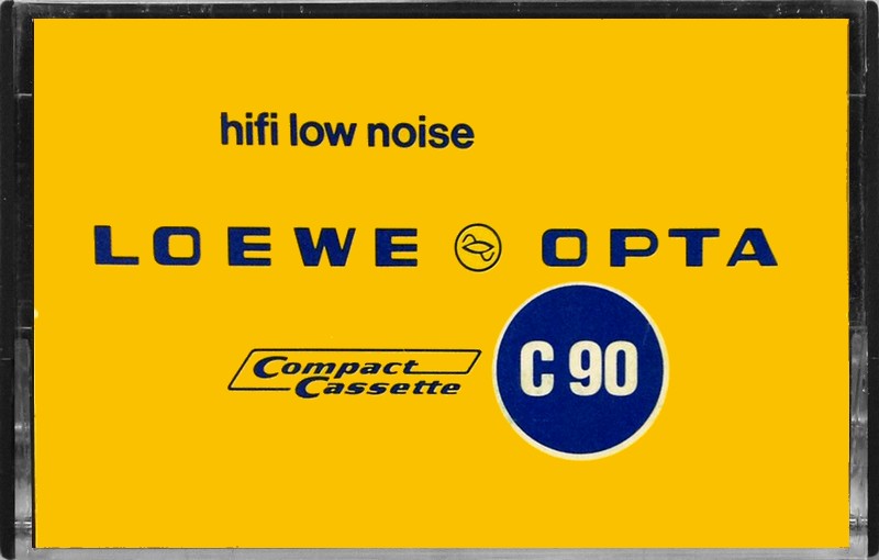 Compact Cassette Loewe Opta 90 Type I Normal 1980 East Germany