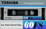 Compact Cassette Toshiba FS 60 Type I Normal 1983 Japan
