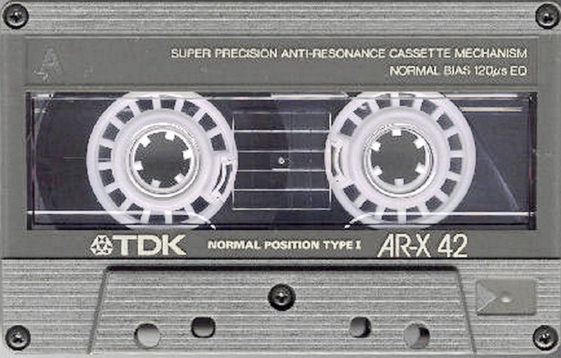 Compact Cassette TDK AR-X 42 "AR-X42G" Type I Normal 1987 Japan