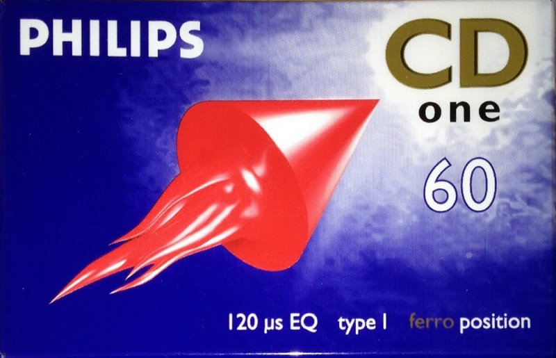 Compact Cassette Philips CD One 60 Type I Normal 1997 Europe
