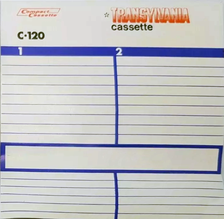 Compact Cassette Transylvania 120 Type I Normal 1979 Europe
