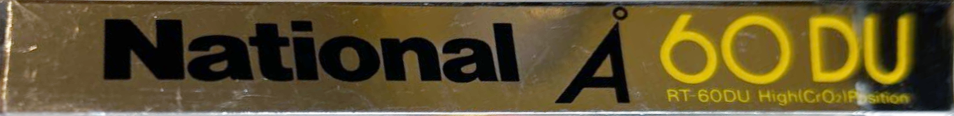 Compact Cassette National Angrom DU 60 "RT-60DU" Type II Chrome 1984 Japan