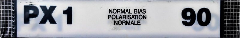 Compact Cassette Protek PX 1 90 "PX 1" Type I Normal Canada