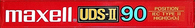 Compact Cassette Maxell UDS 90 "UDS-II" Type II Chrome 1985 USA