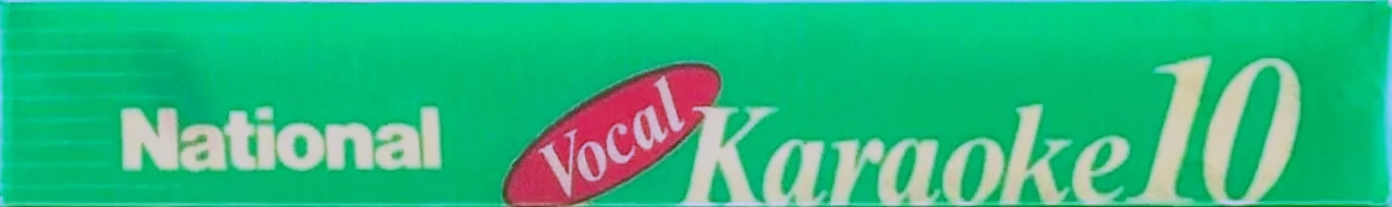 Compact Cassette National Karaoke 10 "RT-10K" Type I Normal 1990 Japan